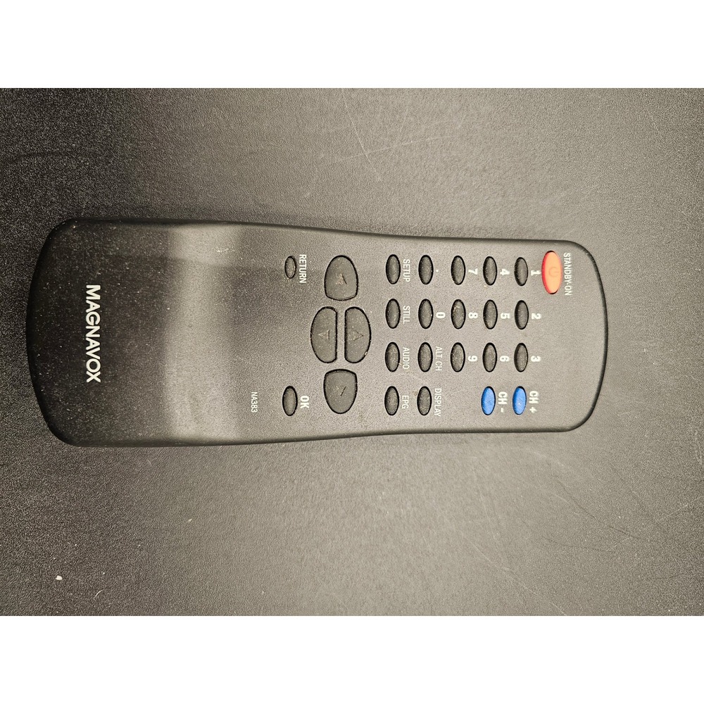 Magnavox NA383 TV Remote Control Black Replacement Unit